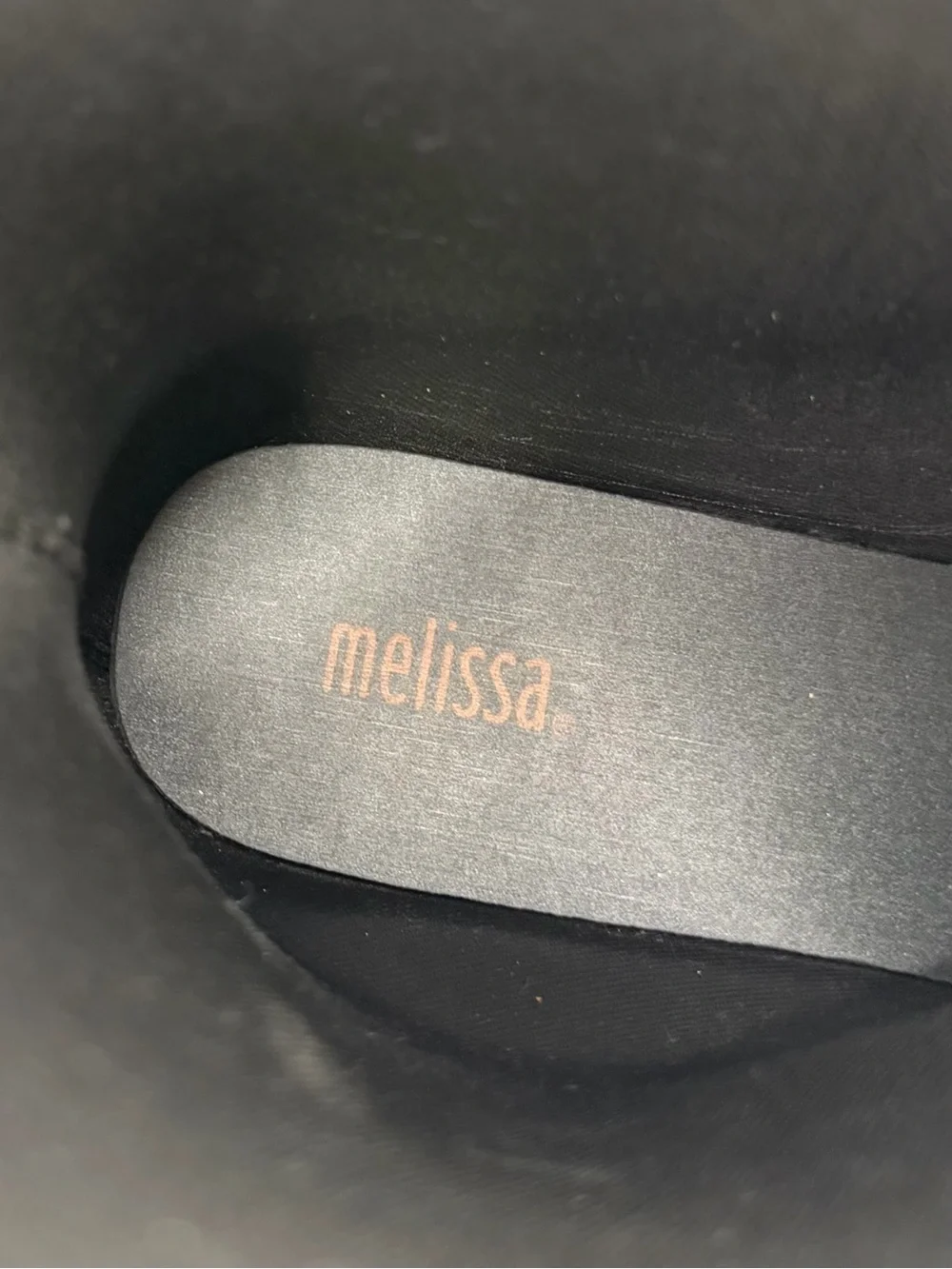 Melissa Rain Drop Boots Black Coturno Platform Ankle Lug Sole Waterproof